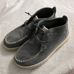 Hey Dude Blue Perforated Chukka Boots